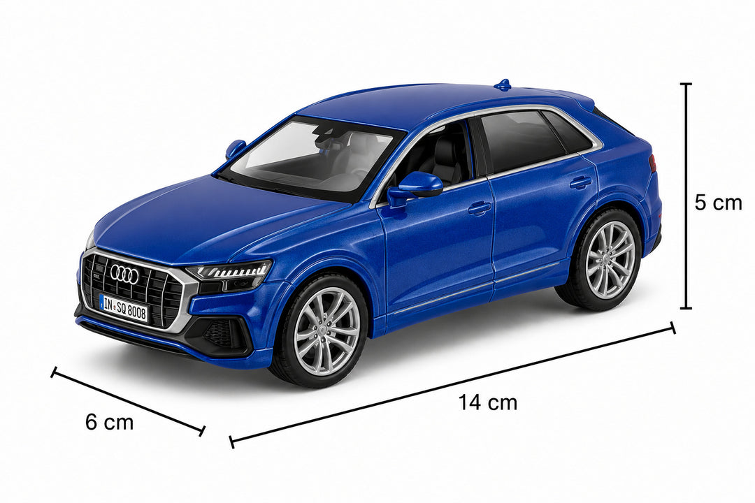 Carro Coleccionable A Escala 1:32 Bburago Audi Sq8 Azul