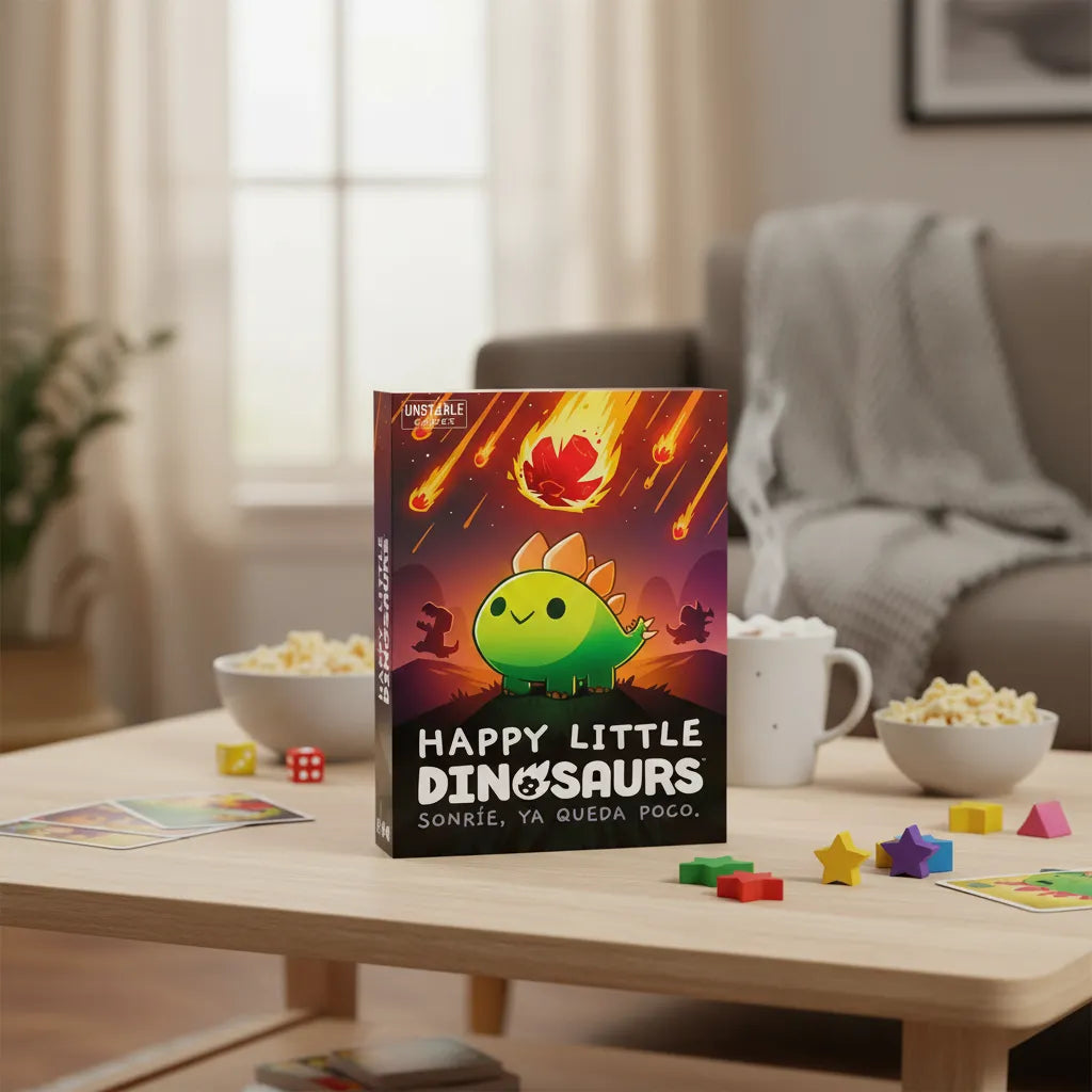 Juego De Mesa Happy Little Dinosaurs Niños Adultos