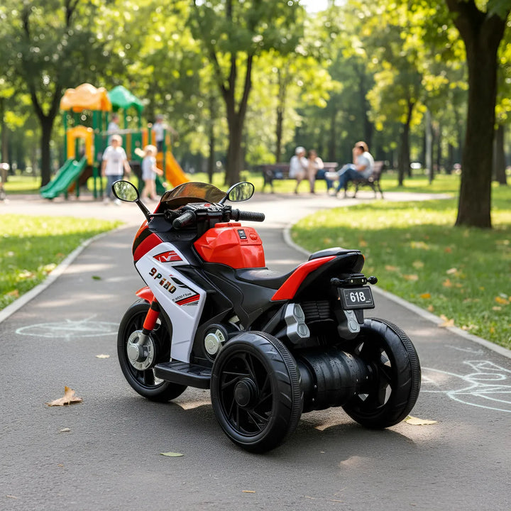Moto Eléctrica policía Sonidos Luces Niños