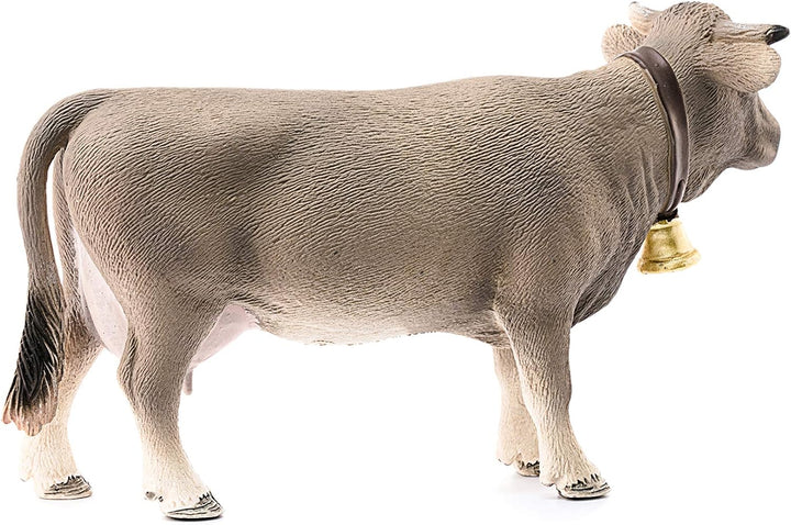 Figuras Animales Vaca Braunvieh Pintada A Mano
