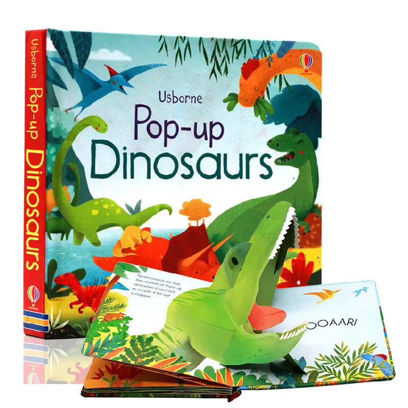 Libro Interactivo Usborne Pop Up Dinosaurio Para Niños