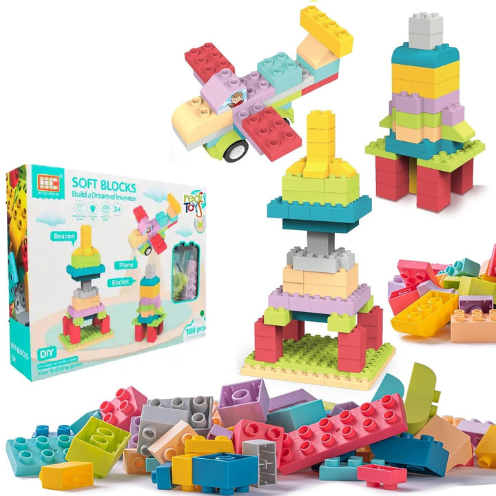 Juego De Bloques De Construcción 105 Piezas Niños