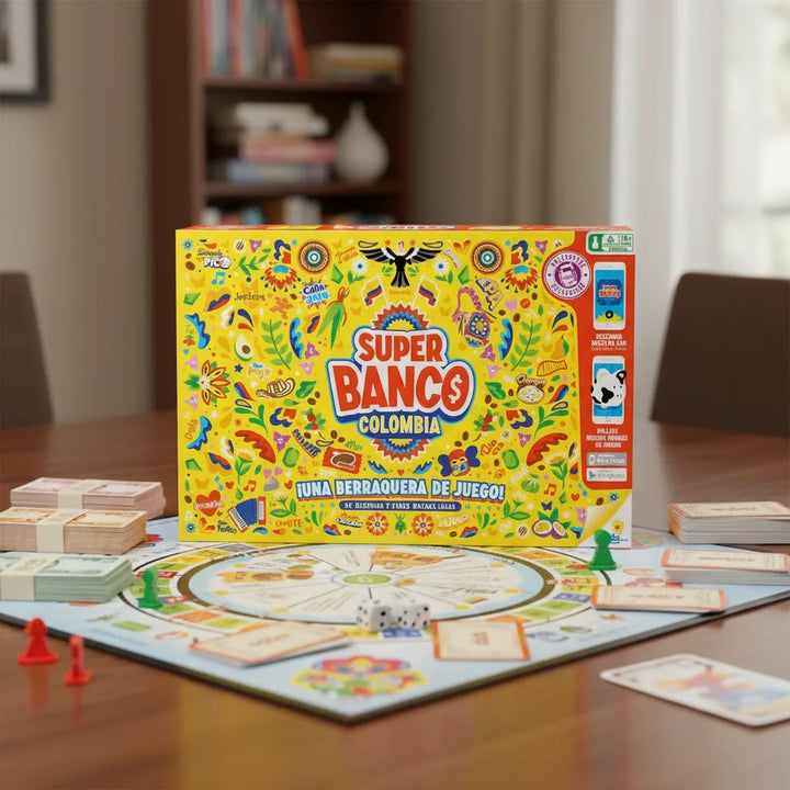 Juego De Mesa Super Banco Colombia Niños