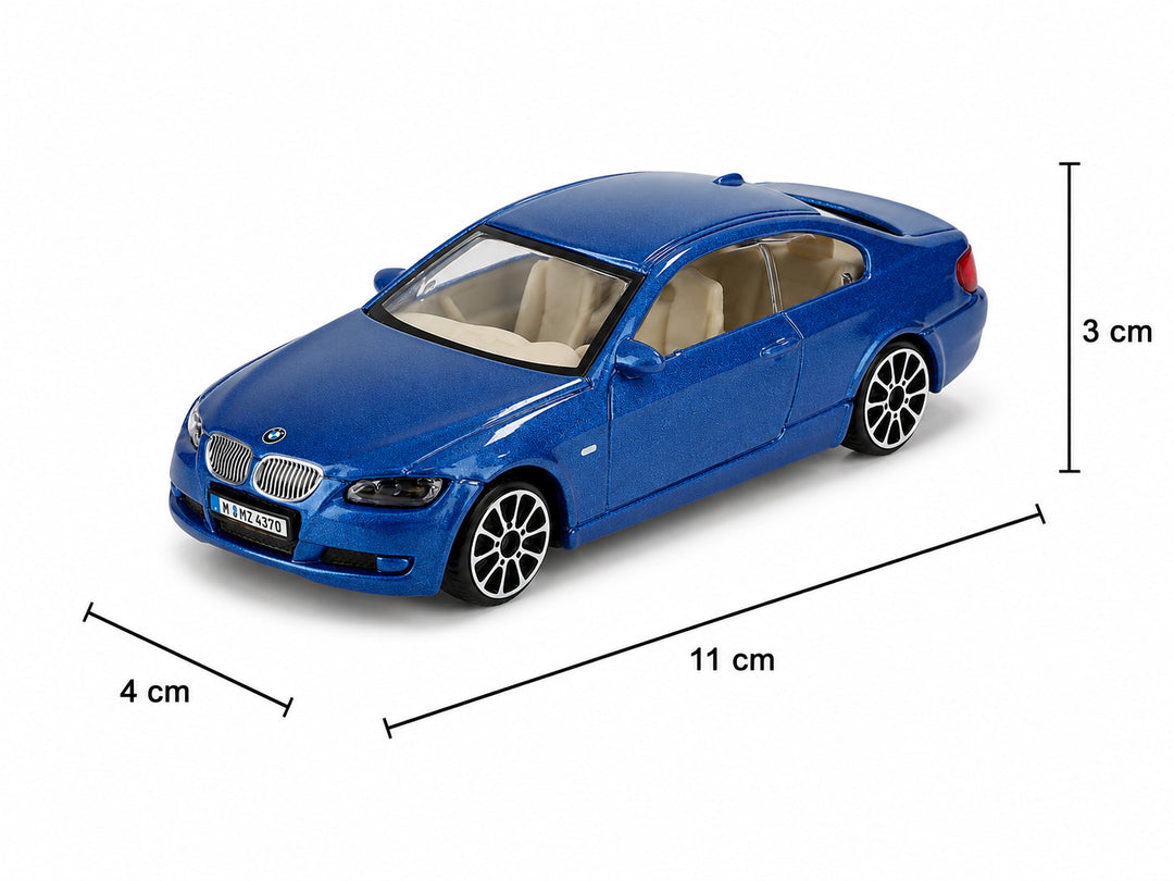 Carro Coleccionable Bburago A Escala 1/43 BMW 335I Azul