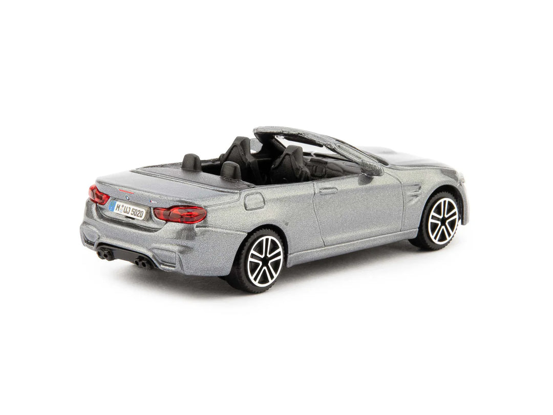 Carro Coleccionable A Escala Bburago BMW M4 Cabrio Gris