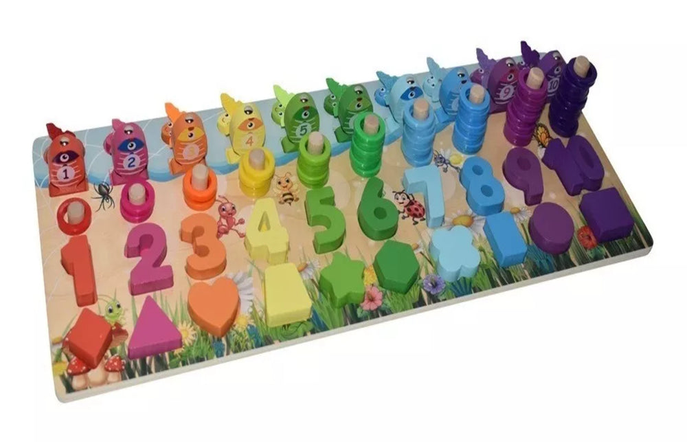 Juego Educativo De Madera Colores Para Niños