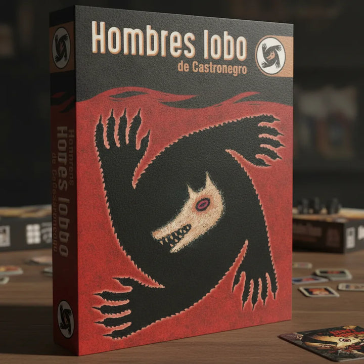 Juego De Mesa Hombres Lobo De Castro Negro