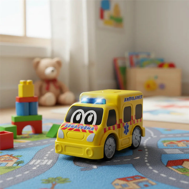 Ambulancia con luces y sonidos para niños
