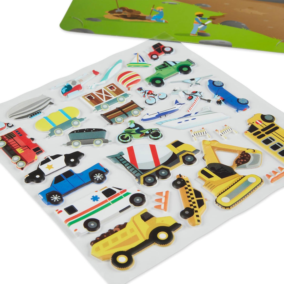 Juguete Set De Stickers Vehículos Para Niños