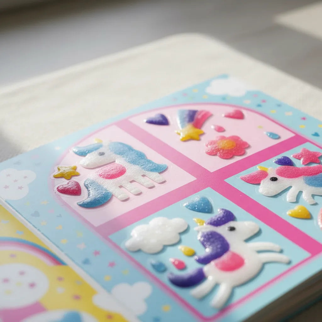 Libro De Actividades Stickers De Unicornios