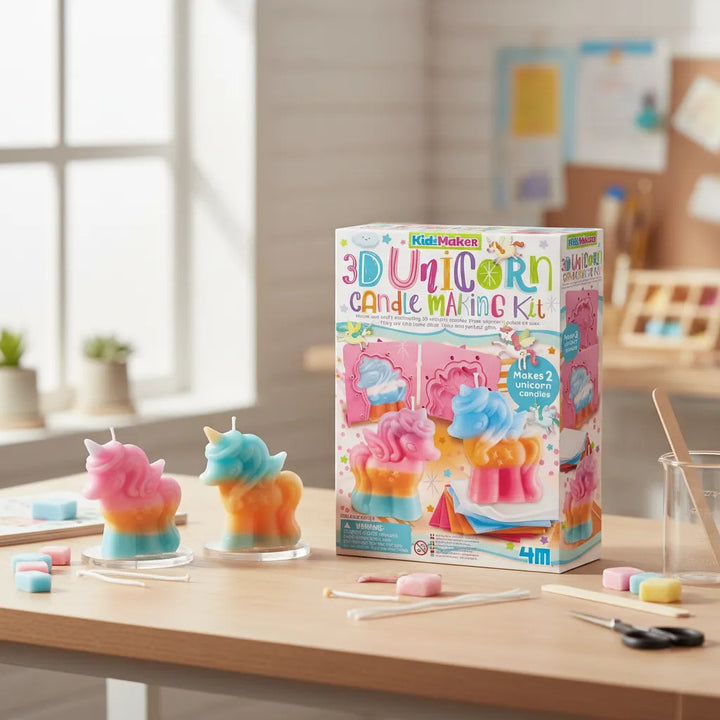 Juego Kit Para Crear Velas De Unicornio 3d