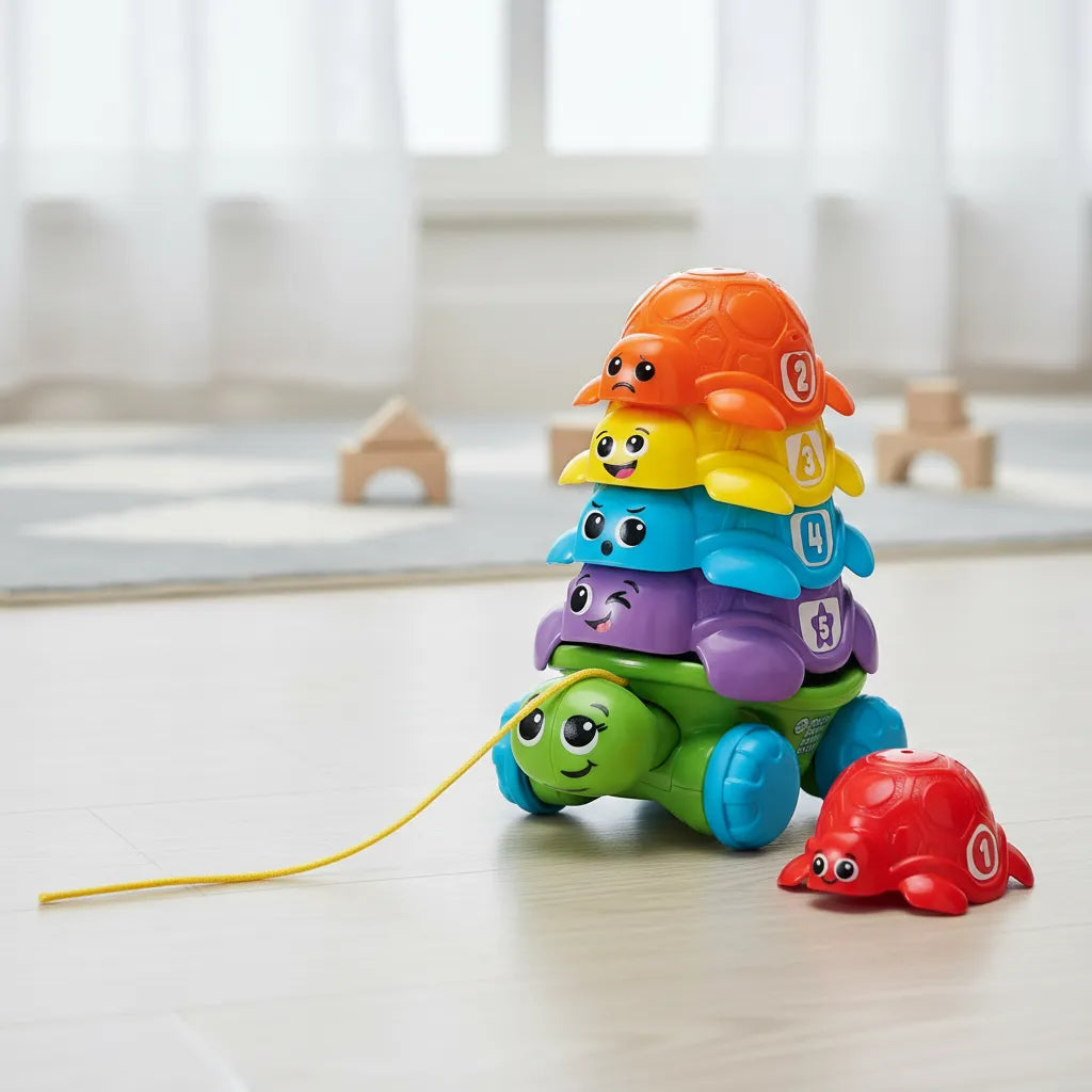 Juguete Tortuga Encajable Y De Arrastre Niños