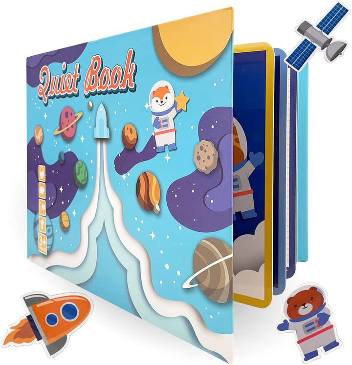 Libro Educativo Espacial Con Actividades Niños
