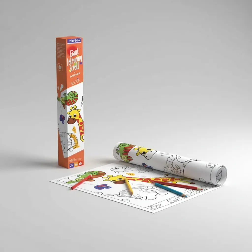 Rollo Para Colorear Animales Para Niños