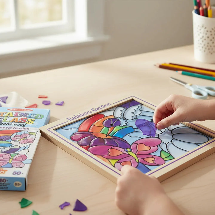 Kit De Arte De Vidrieras Con Pegatinas Para Niñas
