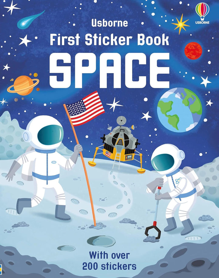 Libro Didáctico Stickers Descubre El Espacio Para Niños