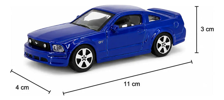 Carro A Escala 1:43 Ford Mustang Gt Azul