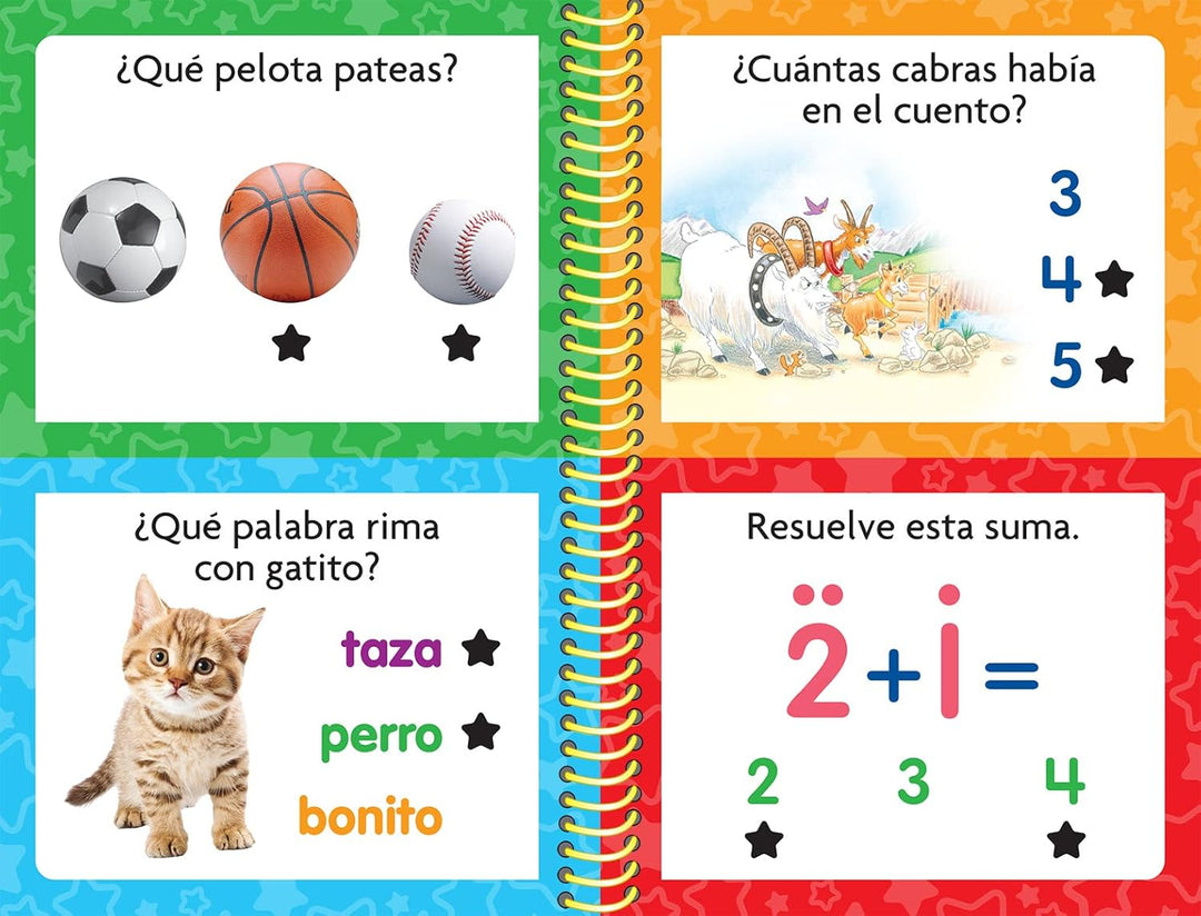 Libro Pluma Mágica Kindergarten Preguntas Y Respuestas Niños