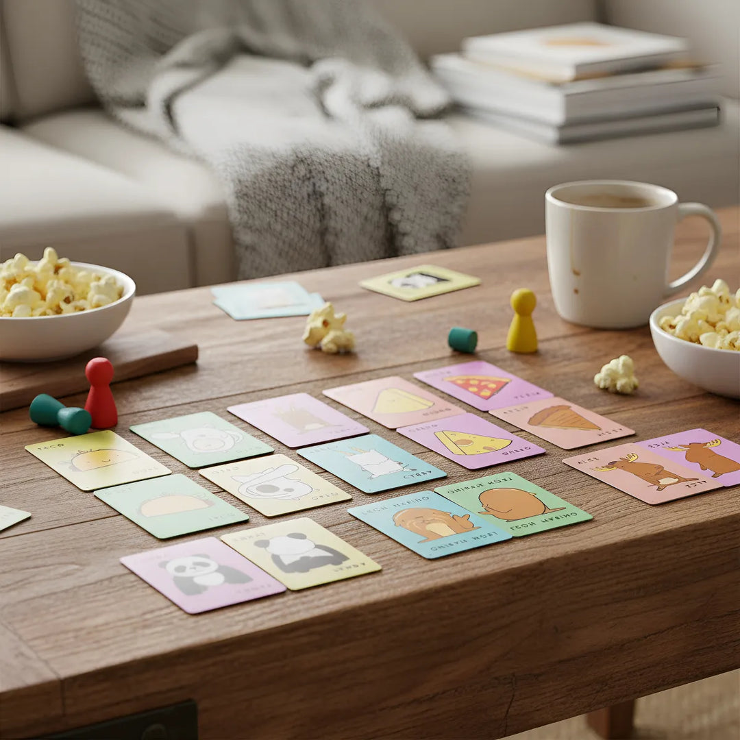 Juego De Mesa Taco Reves Cabra Pizza Niños Adulto