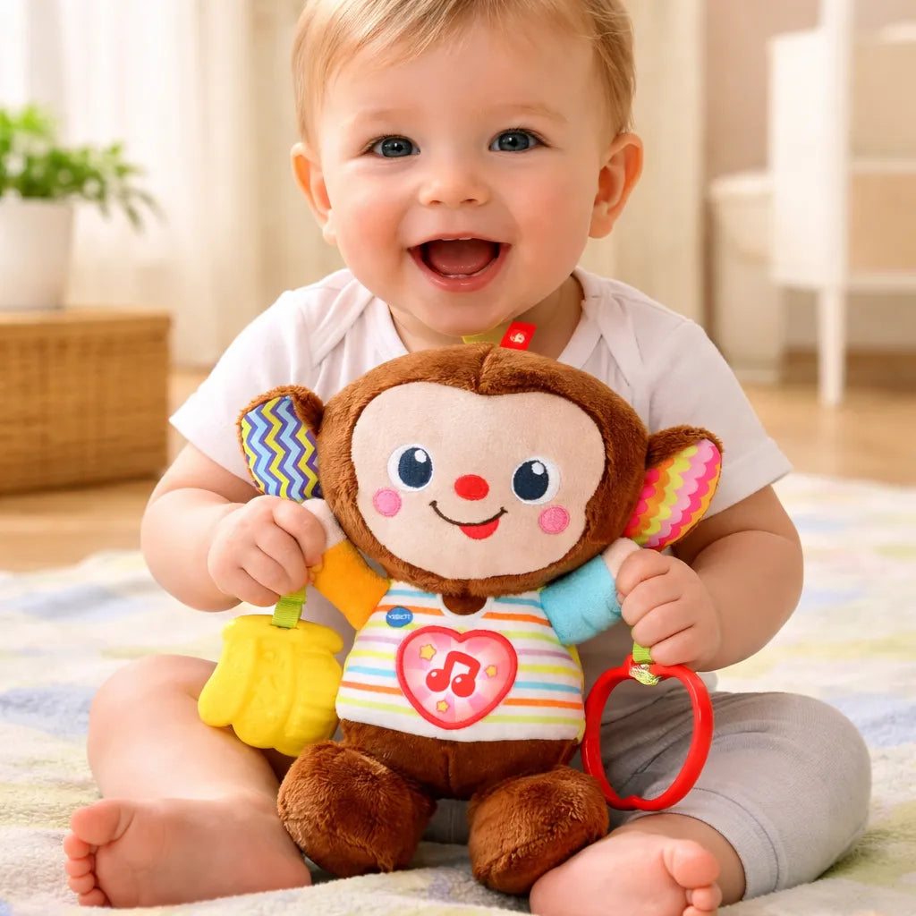 Juguete Estimulación Monito Bebé Para Bebés
