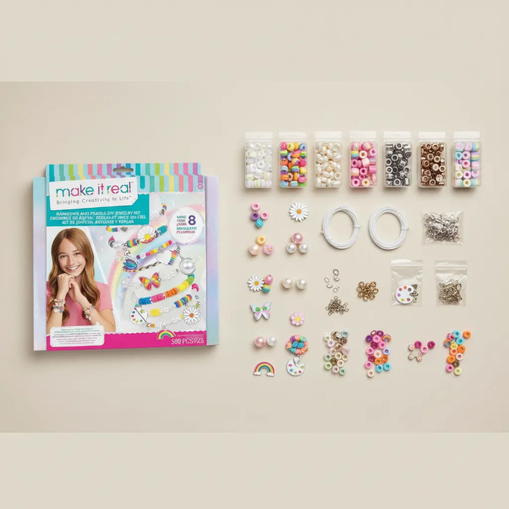 Set De Crear 8 Manillas 598 Piezas Para Niñas
