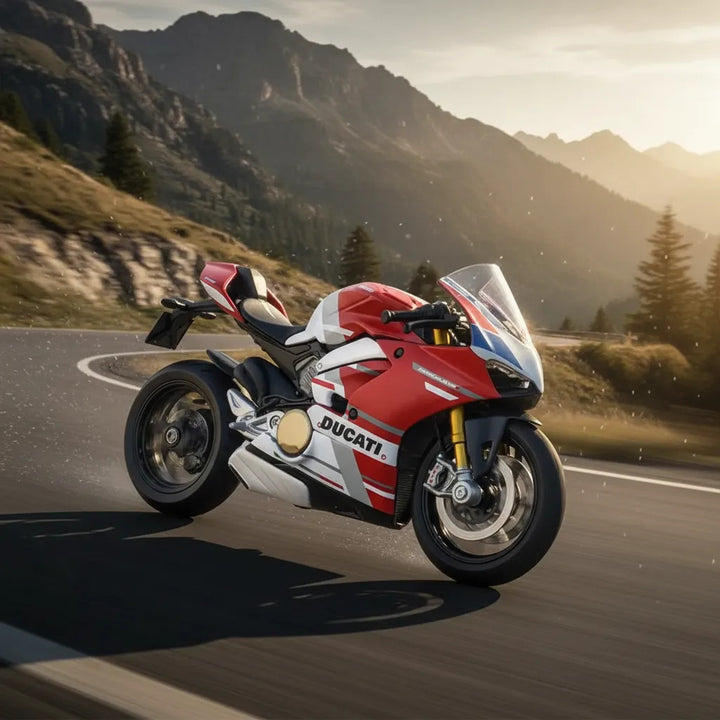 Moto Coleccionable Escala 1:18 Maisto Ducati Monster Rojo