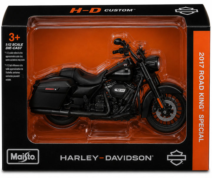 Moto A Escala Harley-davidson Road King Special 2017 Maisto