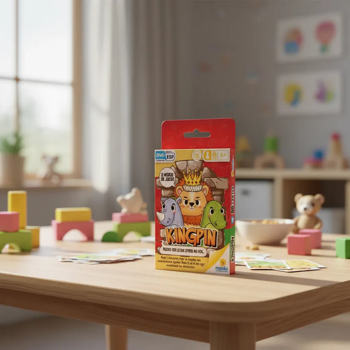 Juego De Mesa De Agilidad Mental Kingpin Ronda Para Niños