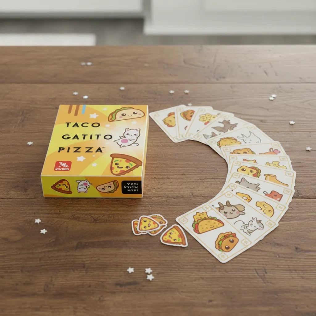 Juego De Mesa Taco Gatito Pizza Adulto Niños