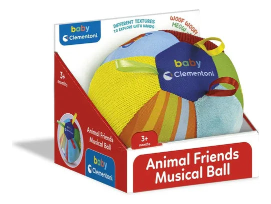 Juguete Pelota Musical Animal Estipulación Temprano Bebés
