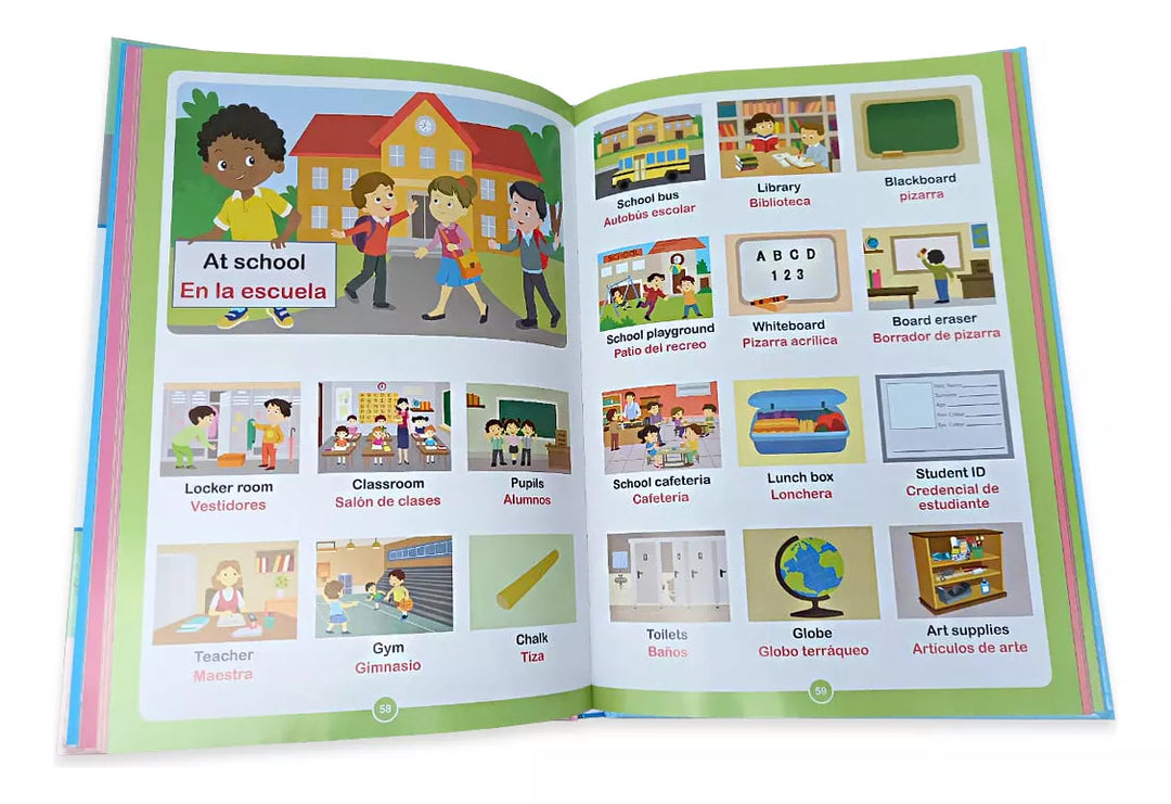 Libro Didáctico 1000 Palabras Inglés-español Niños