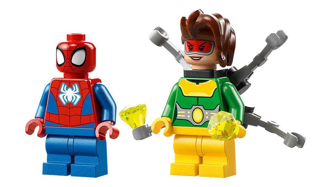 Juego Lego Marvel Auto De Spidey Y Doc Ock Para Niños
