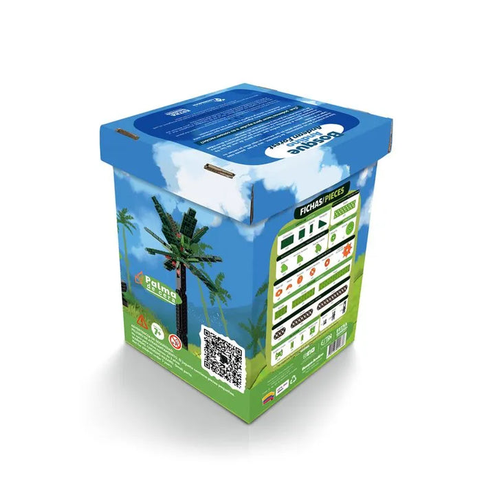 Juego De Construcción Fauna Rana Y Palma Niños