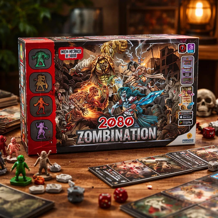 Juego De Mesa Zombienation Estrategia 2080 Para Niños