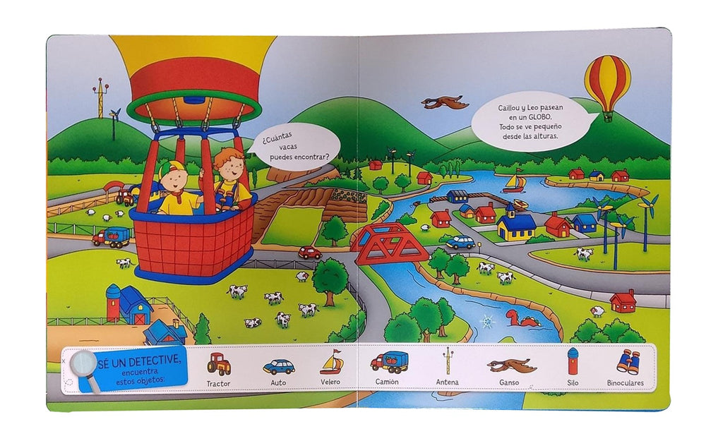 Libro Interactivo Caillou Y Sus Amigos Para Niños