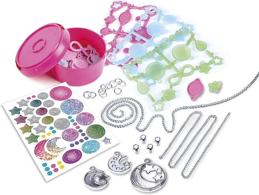 Set De Pulseras Con Amuletos Luminosos Niñas