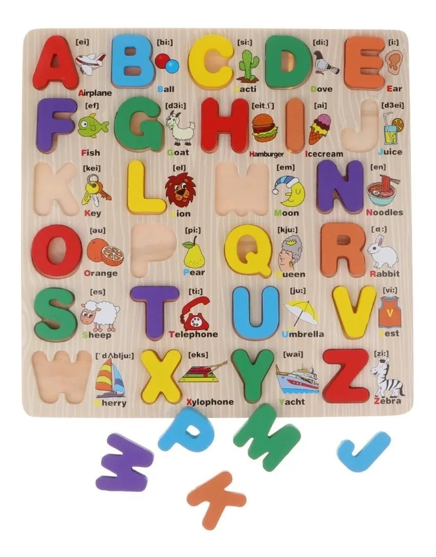 Rompecabezas Abecedario Alfabeto Espanol