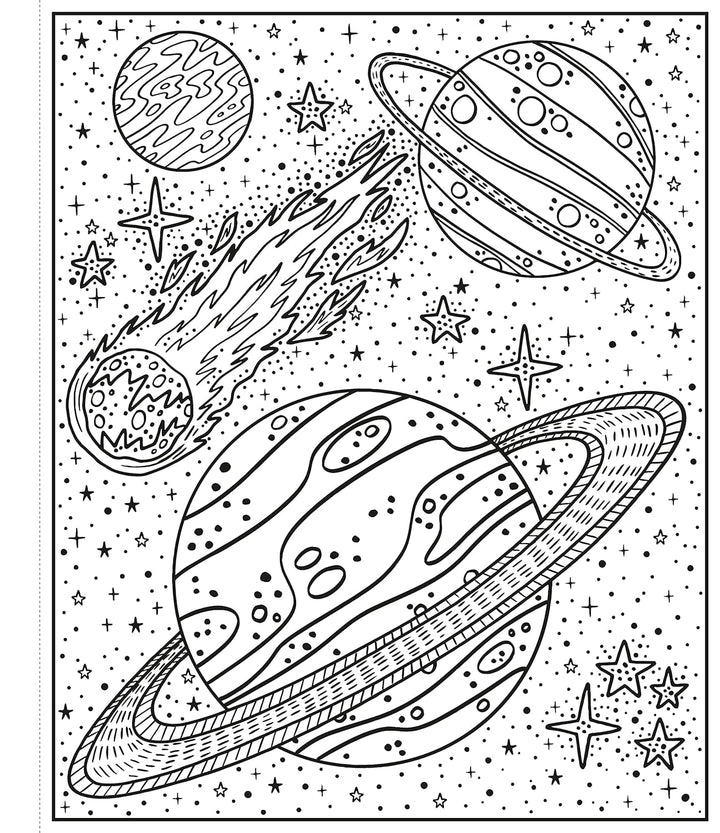 Libro Infantil Pintura Mágica Espacio para Niños