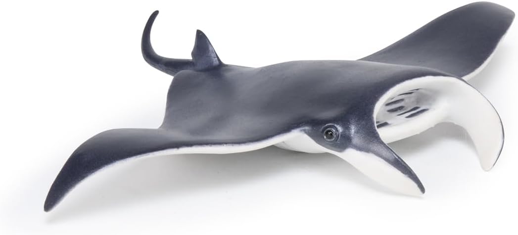Figura manta raya pintada a mano para niños adultos