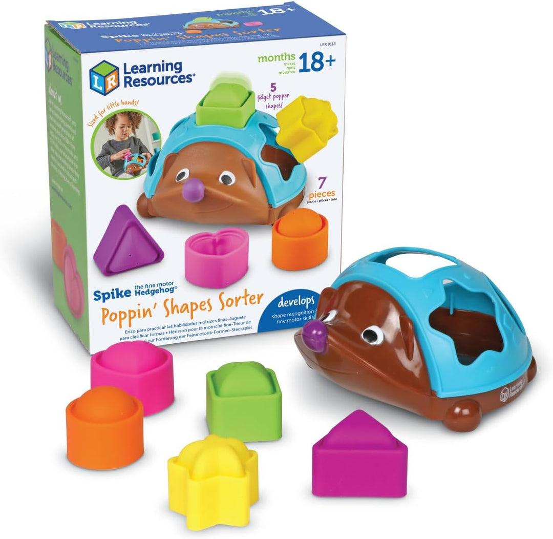 Juego Erizo Clasificador De Formas Para Niños