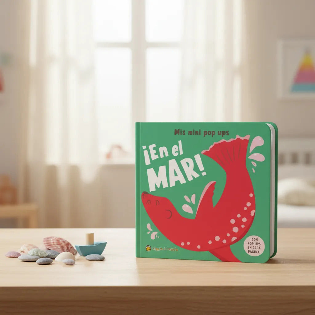 Libro Educativo Mini Pop Up Interactivo El Mar Para Niños