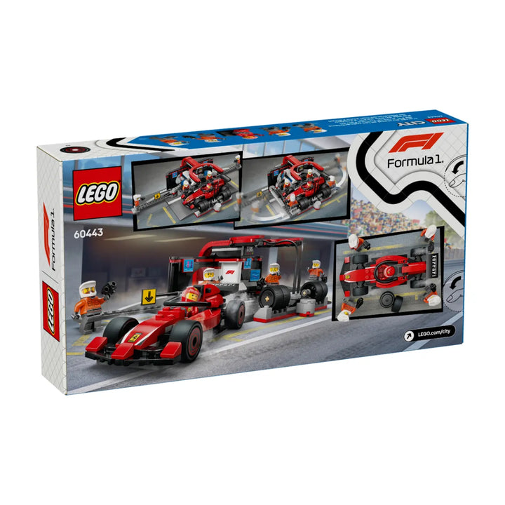 Juguete Lego City F1 Pit Stop Ferrari 322 Piezas Para Niños