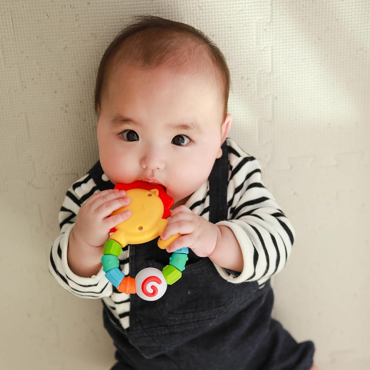 Juguete Sensorial Bebés Mordedor Y Sonajero