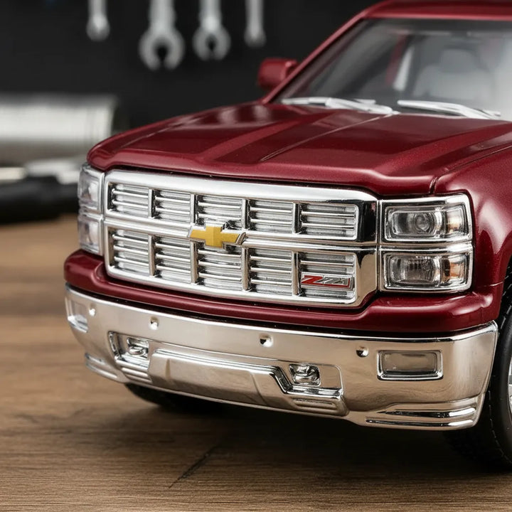 Carros Coleccionable 1:36 Chevrolet Silverado 1500 Rojo