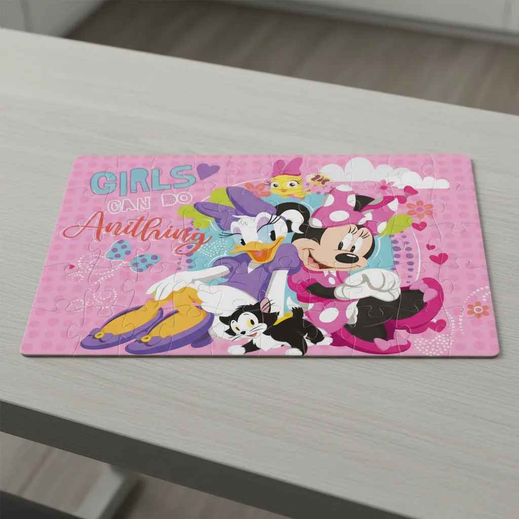 Rompecabezas Minnie Mouse 50 Piezas Para Niños
