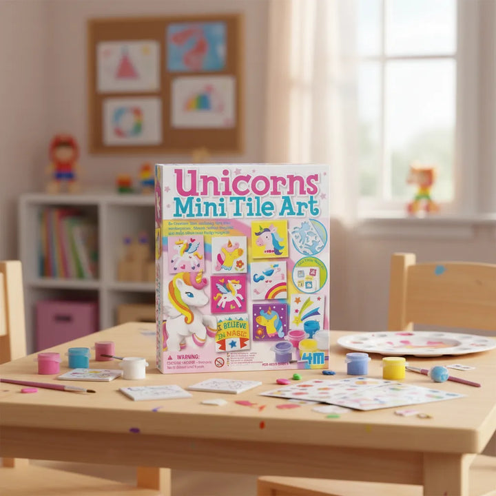 Kit para moldear y pintar imanes de unicornio