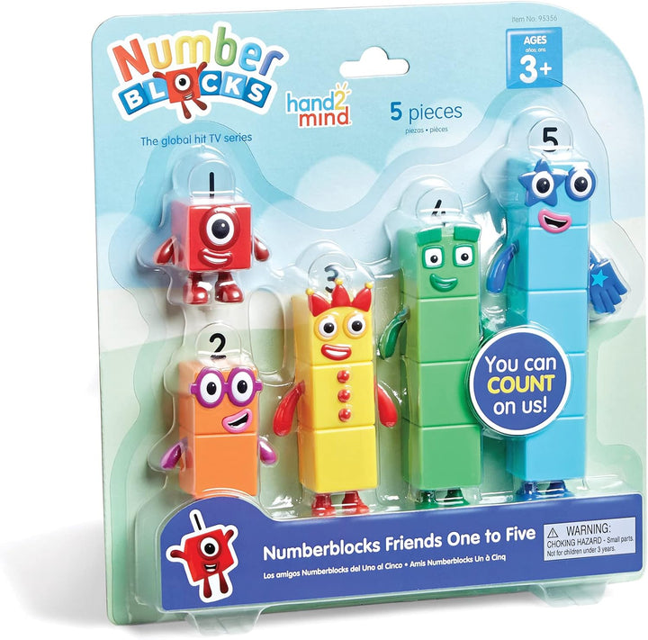 Juego Set Figuras  Numberblocks 1 A 5 Para Niños