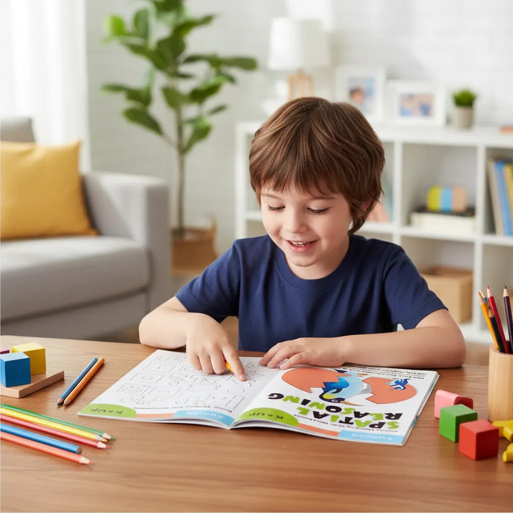 Libro Kumon Actividades Razonamiento Espacial En Ingles