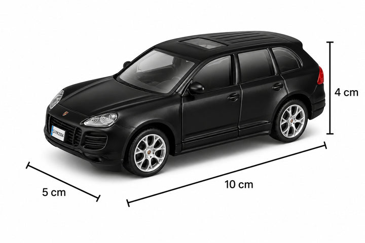 Carro Coleccionable Bburago 1:43 Porshe Cayenne Negro