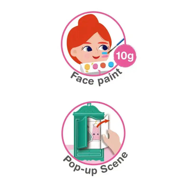 Libro Para Vestir Con Pintura Y Pop-up Para Niños